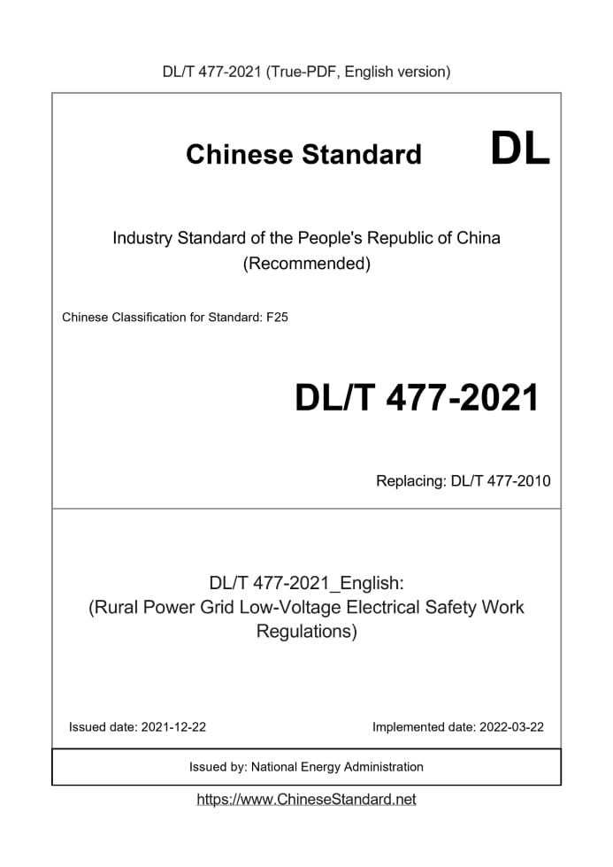 DL/T 477-2021