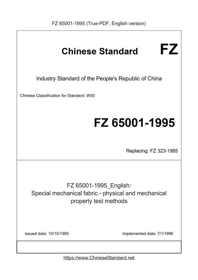 FZ 65001-1995
