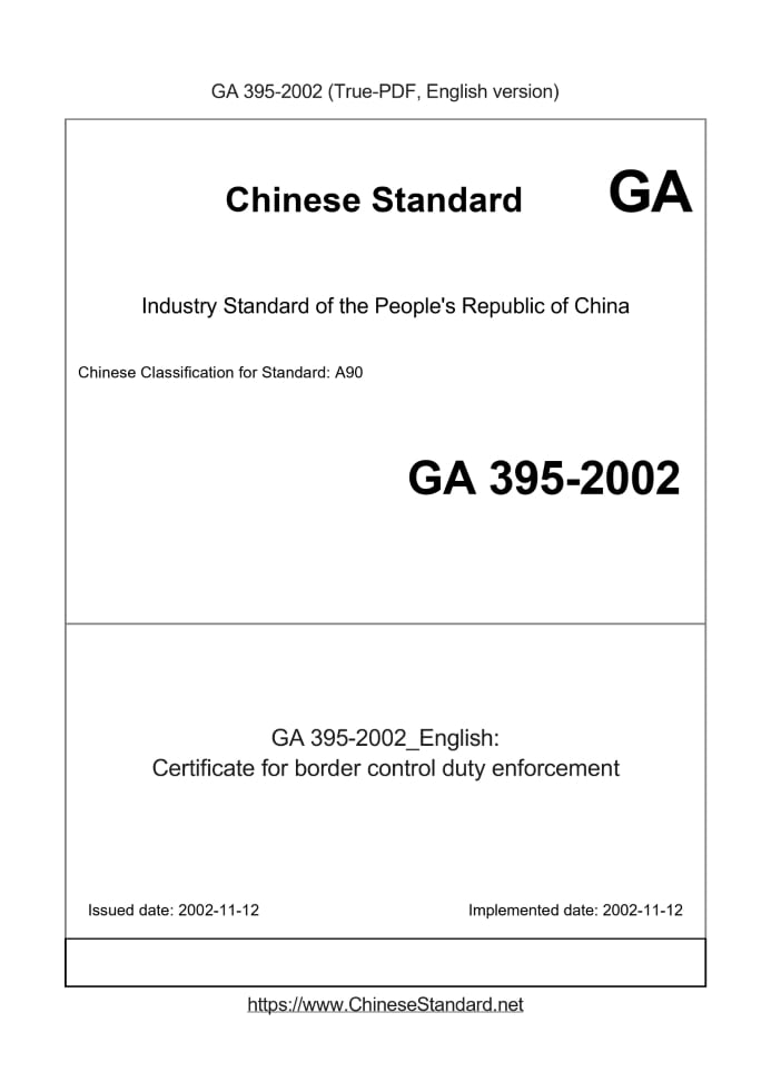 GA 395-2002