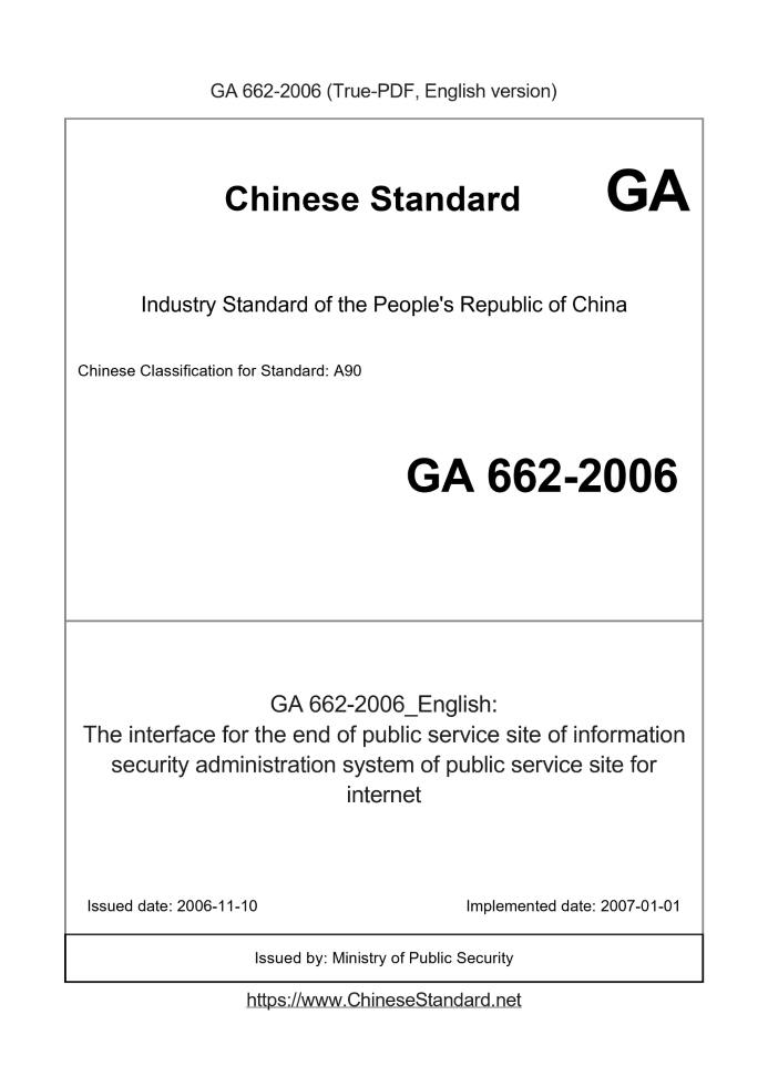 GA 662-2006