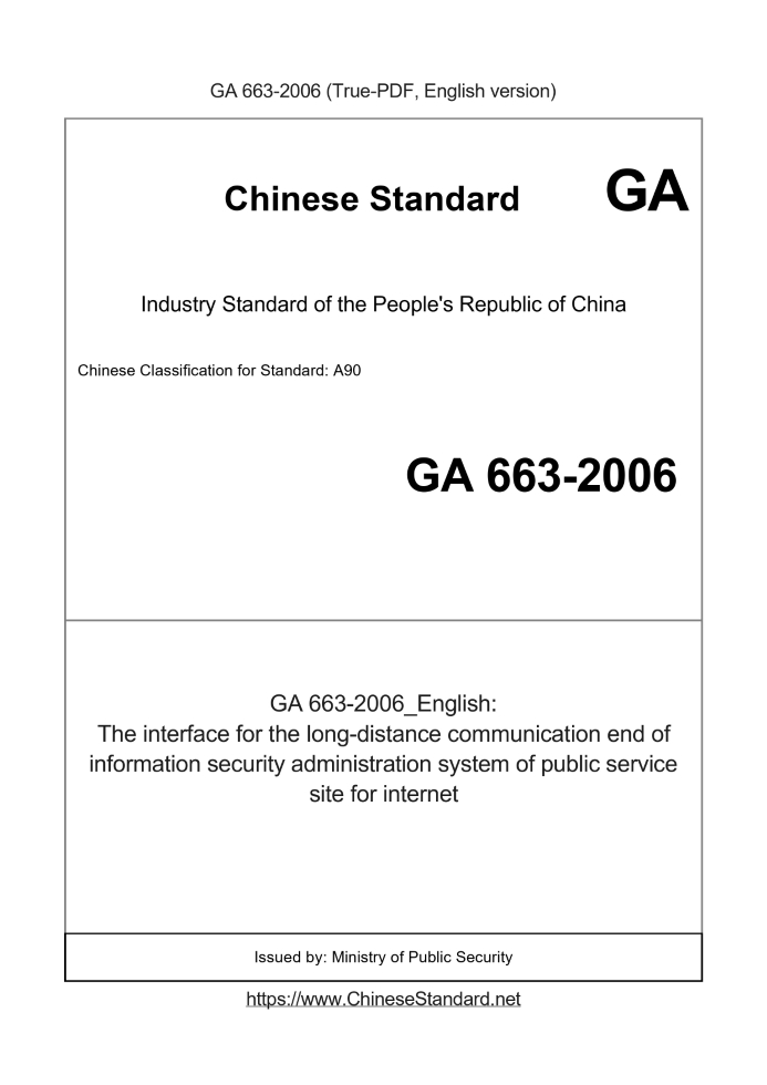 GA 663-2006