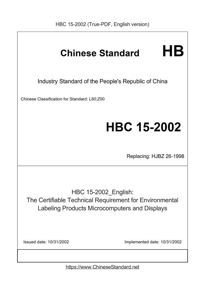 HBC15-2002