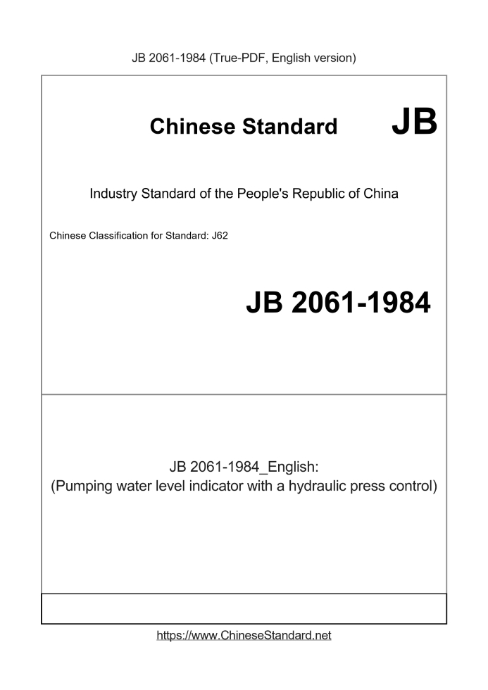 JB 2061-1984