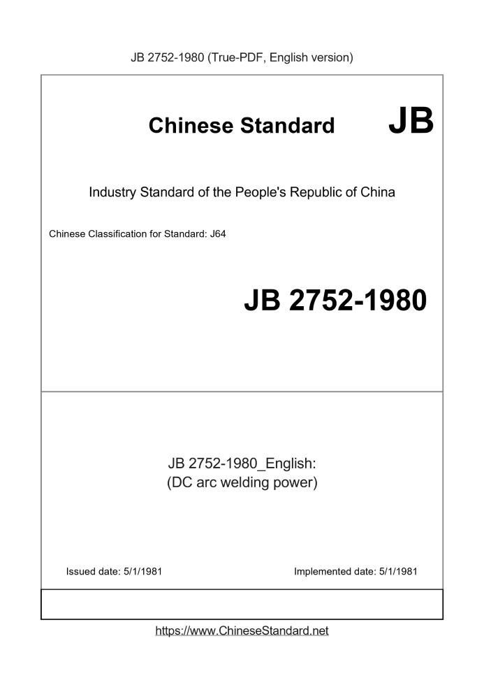 JB 2752-1980