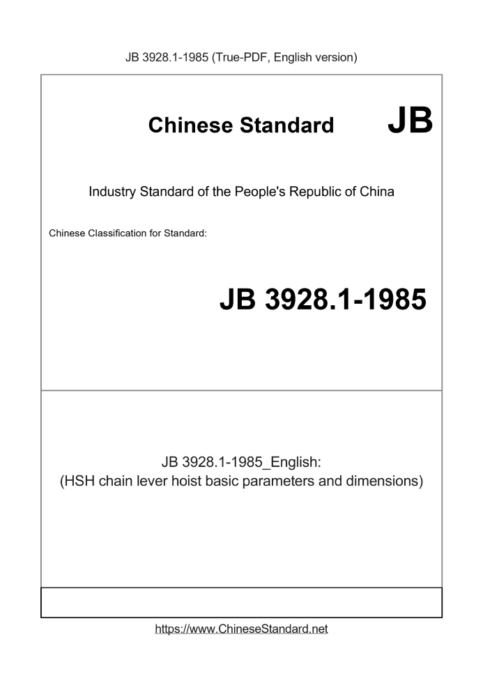 JB 3928.1-1985