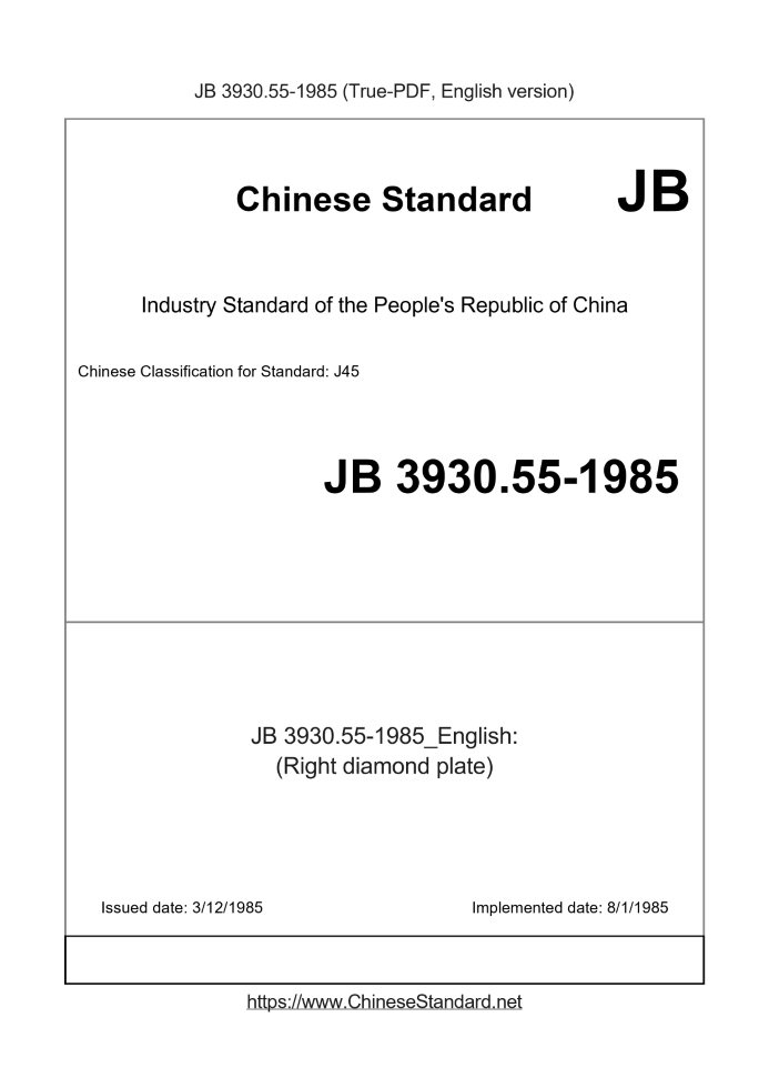 JB 3930.55-1985