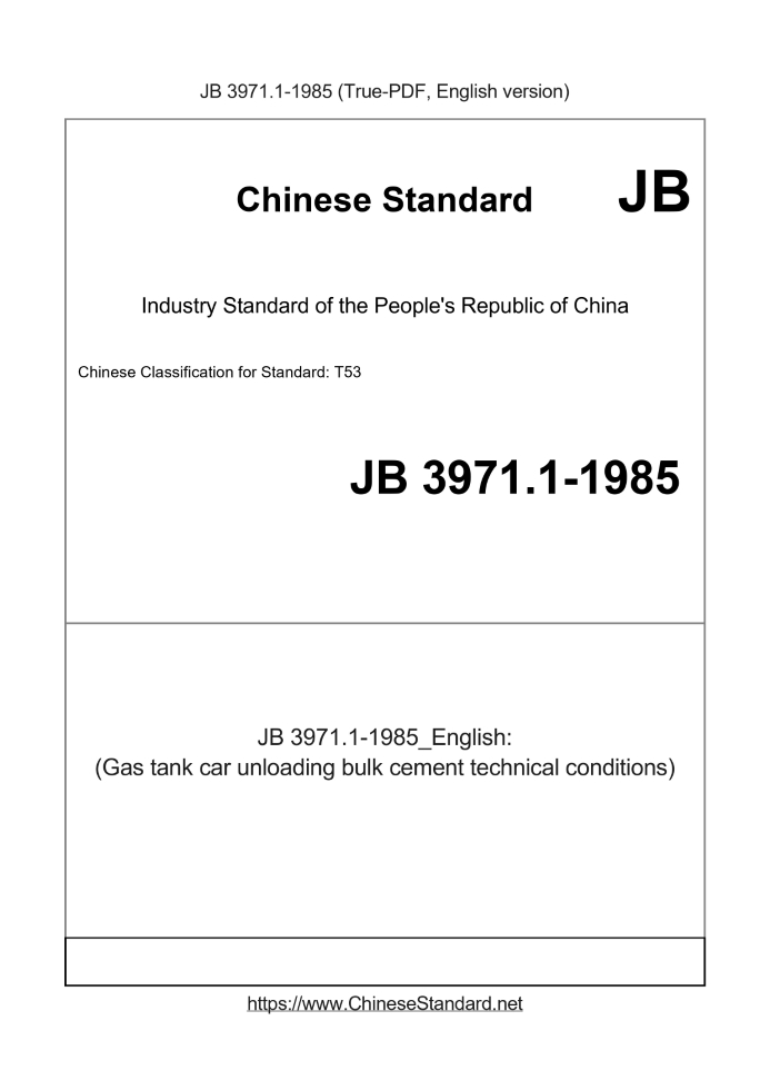 JB 3971.1-1985