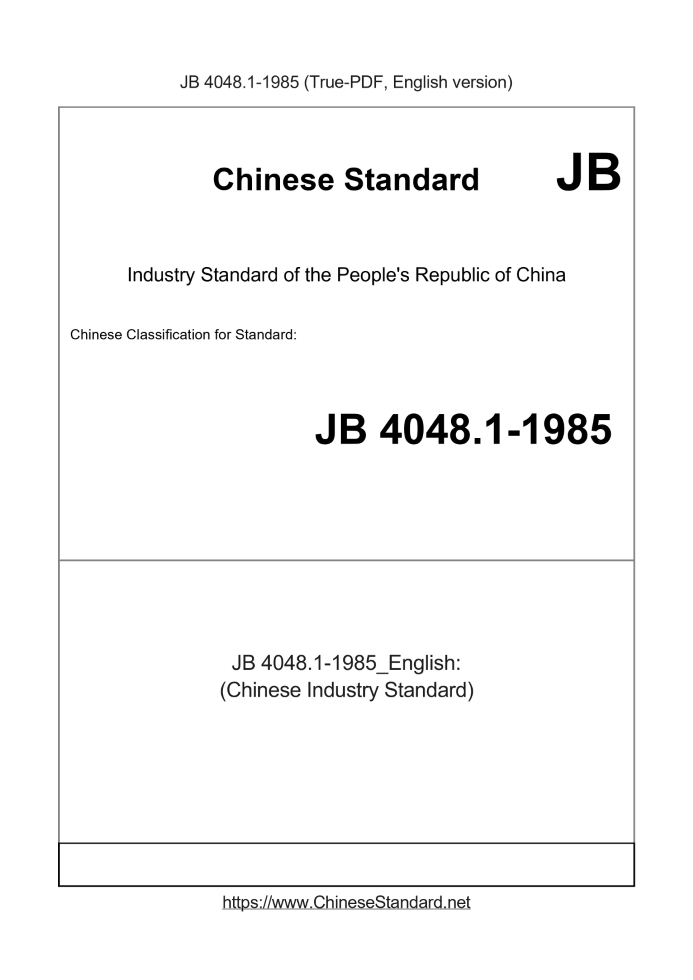 JB 4048.1-1985