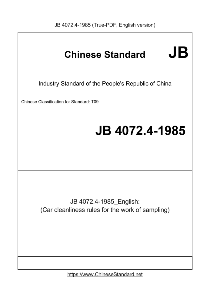 JB 4072.4-1985