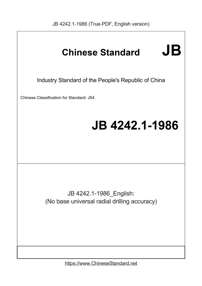 JB 4242.1-1986