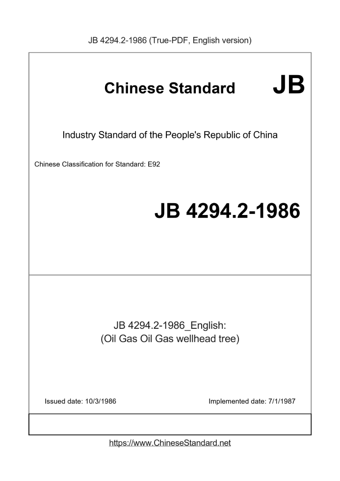JB 4294.2-1986