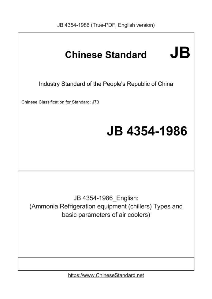 JB 4354-1986