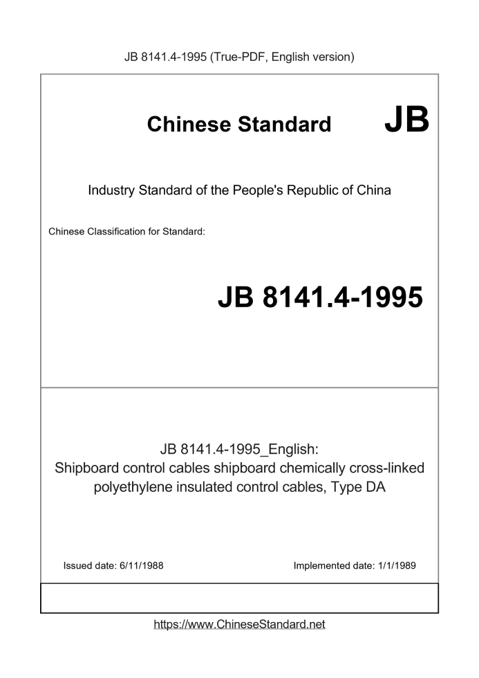 JB 8141.4-1995