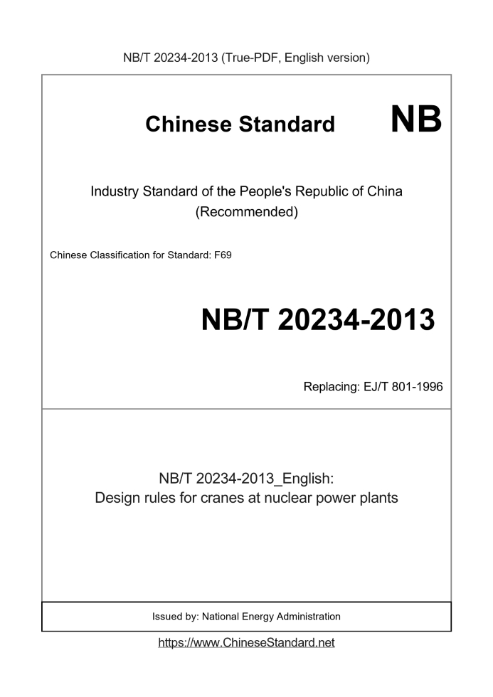 NB/T 20234-2013