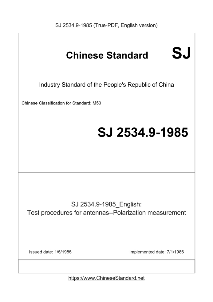 SJ 2534.9-1985