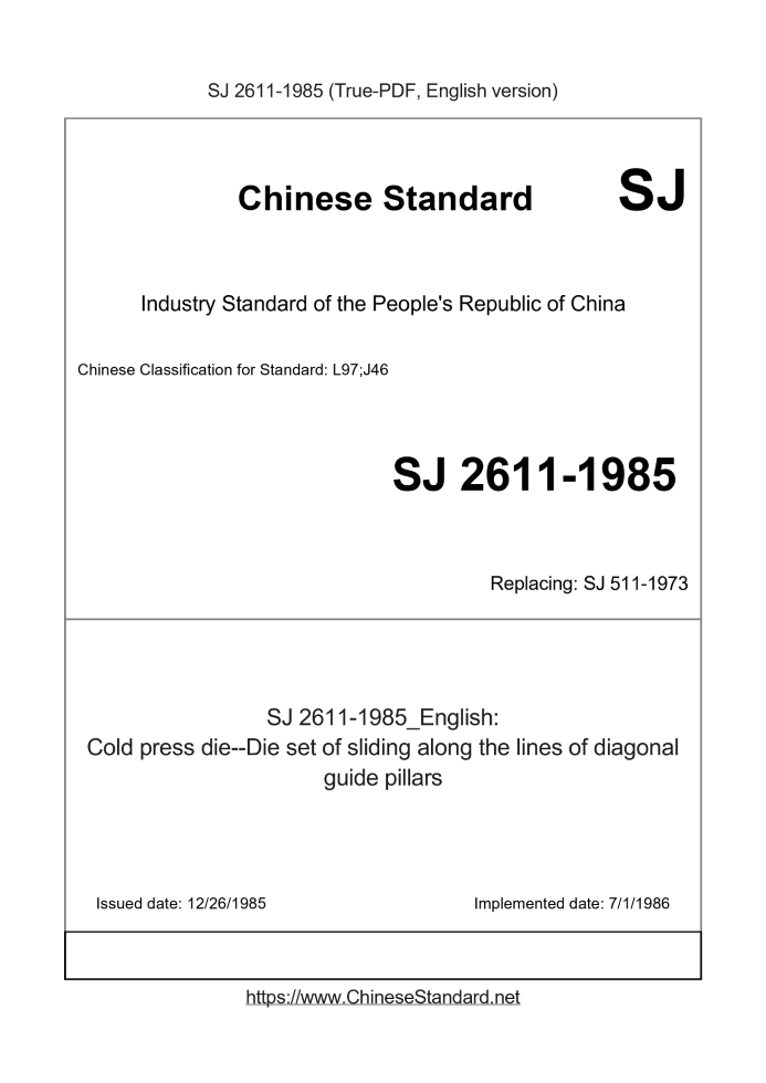 SJ 2611-1985