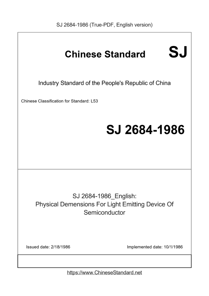 SJ 2684-1986