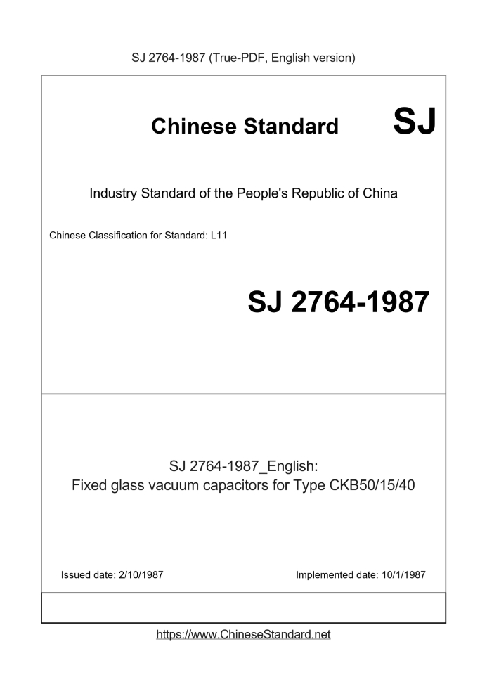 SJ 2764-1987