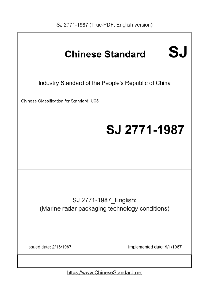 SJ 2771-1987