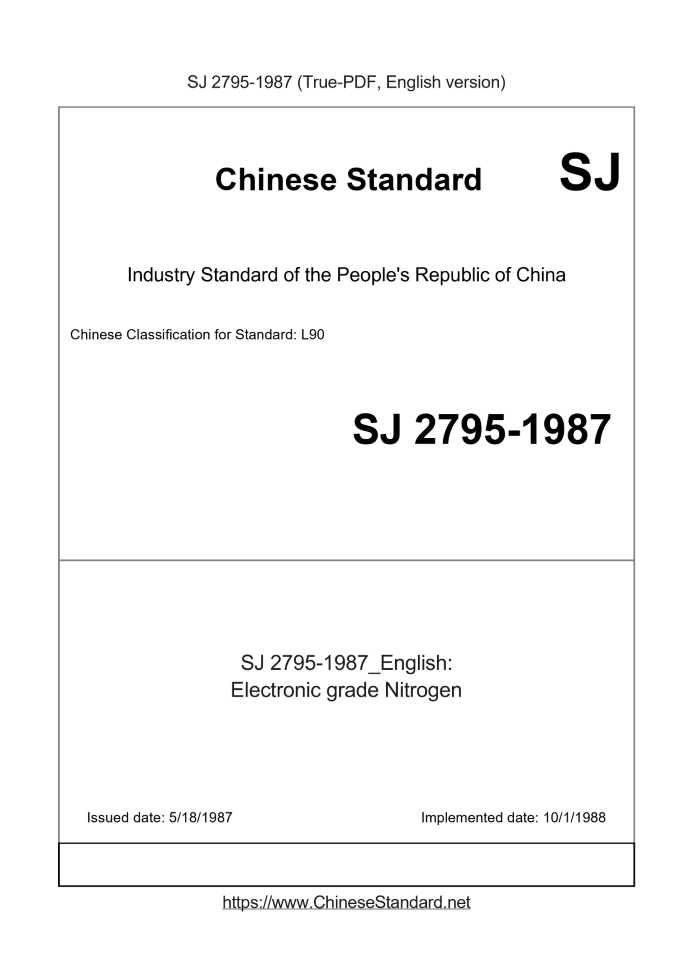 SJ 2795-1987
