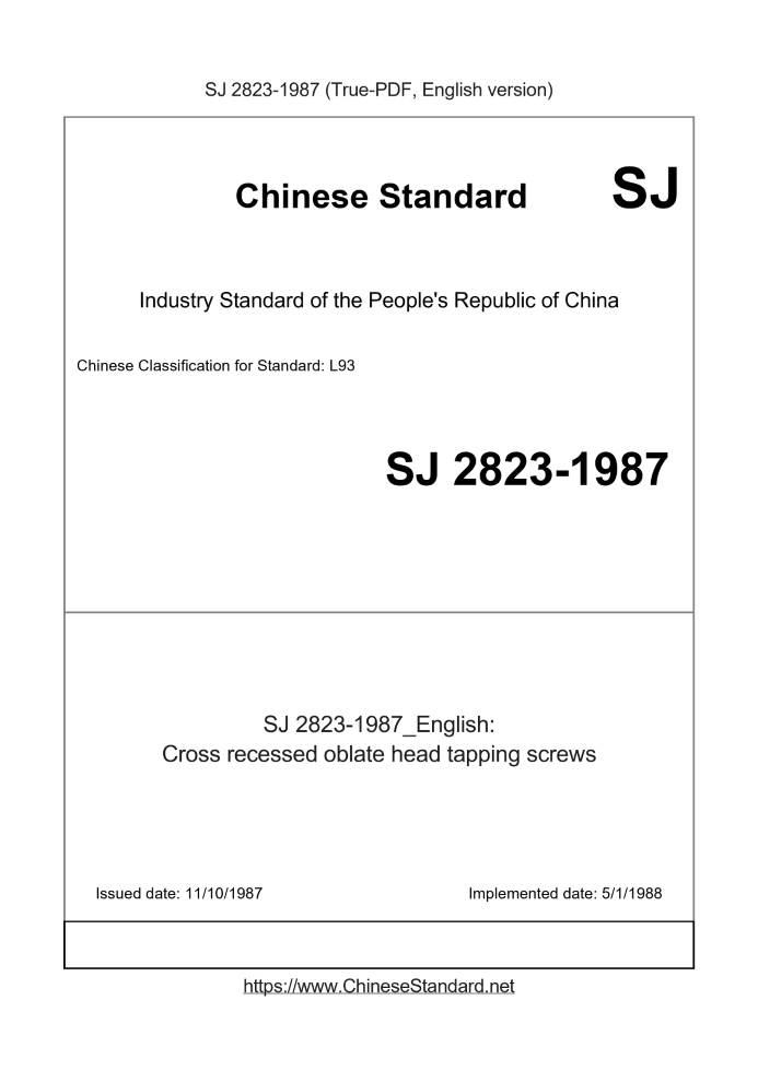 SJ 2823-1987