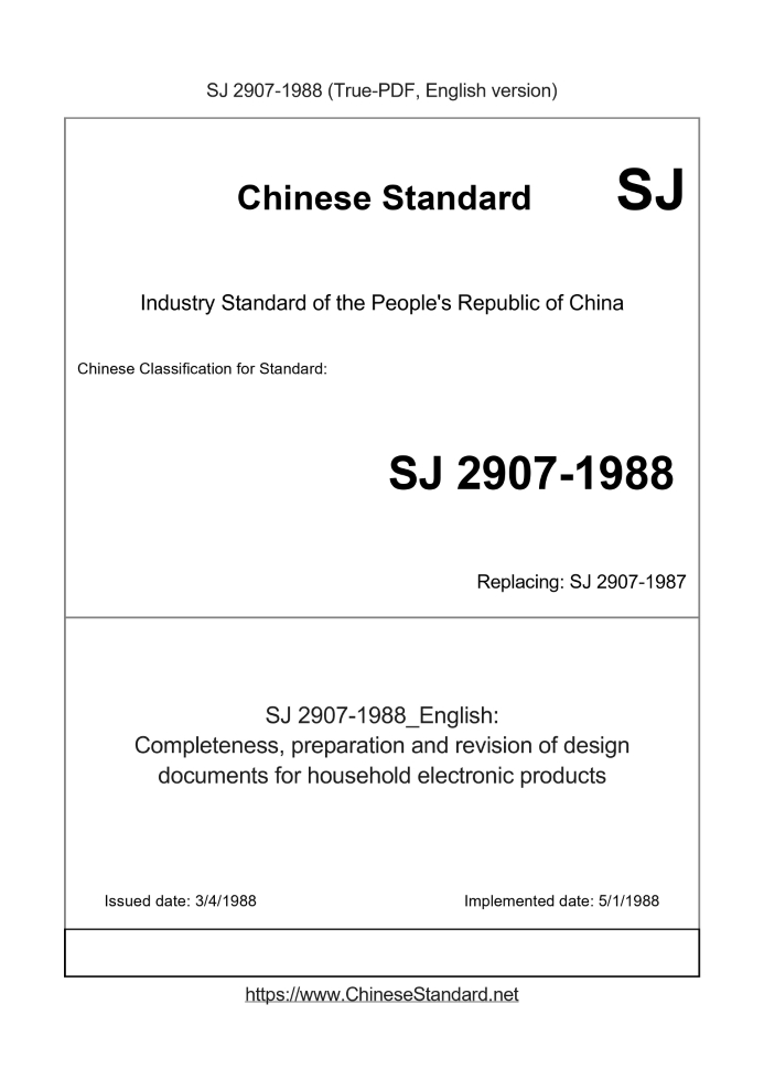 SJ 2907-1988