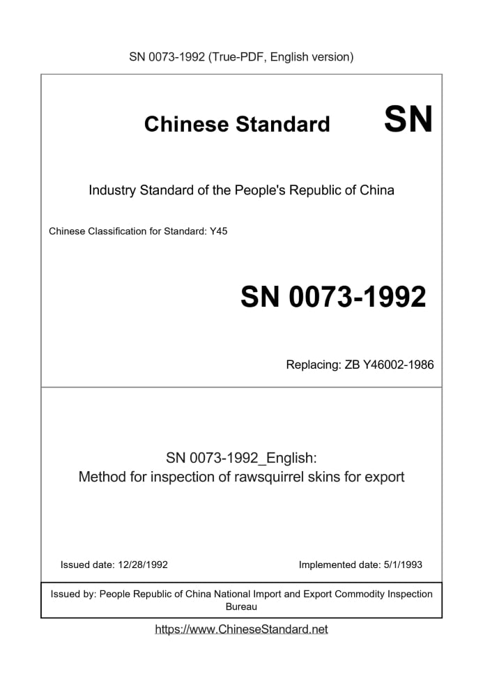 SN 0073-1992