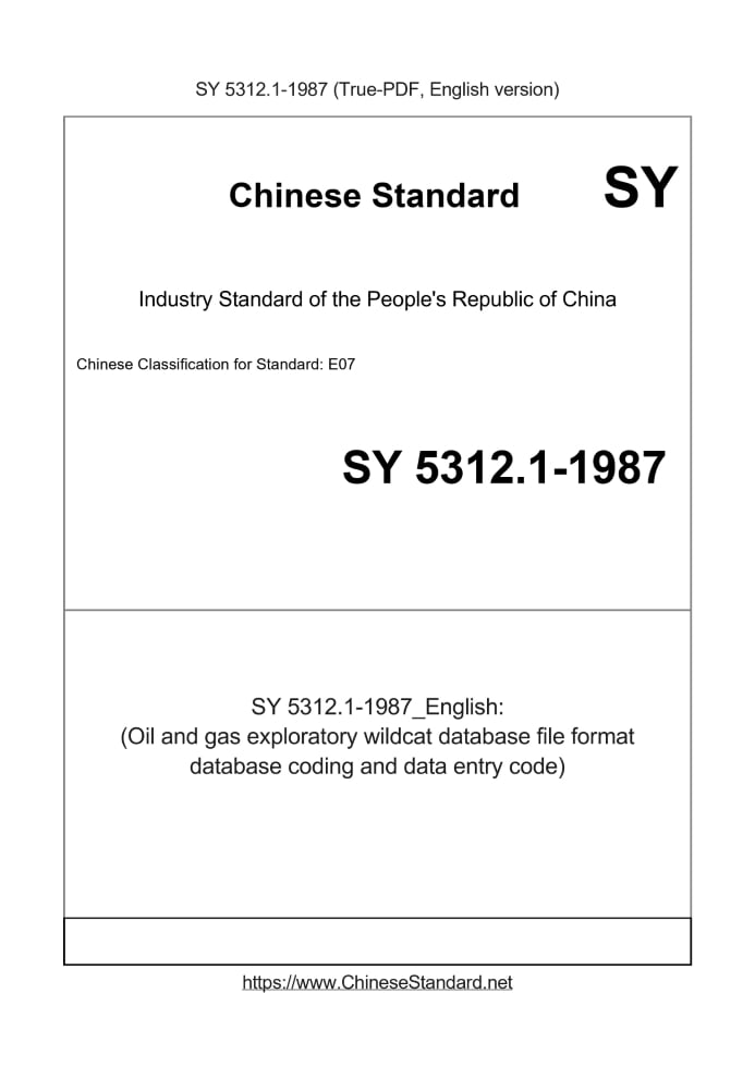 SY 5312.1-1987