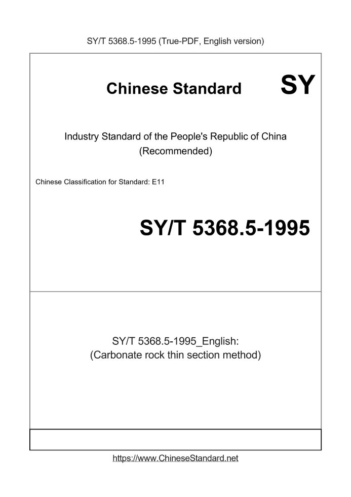 SY/T 5368.5-1995