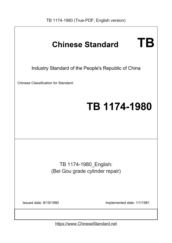 TB 1174-1980