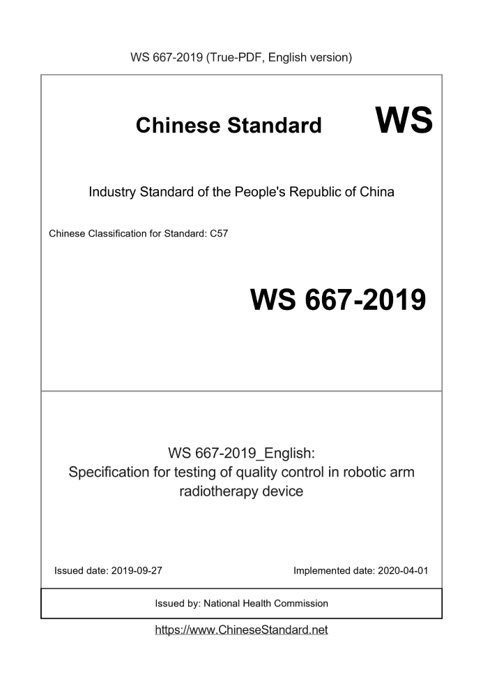 WS 667-2019 English cover page