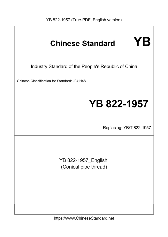 YB 822-1957